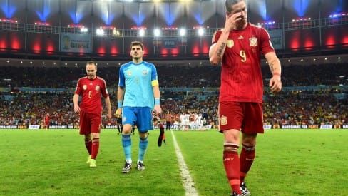 End of the Road for Defending Champions Spain in World Cup 2014