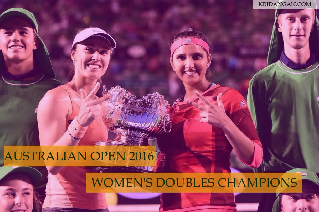 At Melbourne Unstoppable Sania Mirza & Martina Hingis Win Third Grand Slam on Trot