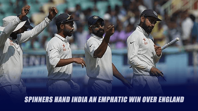 Spinners hand India an emphatic win over England