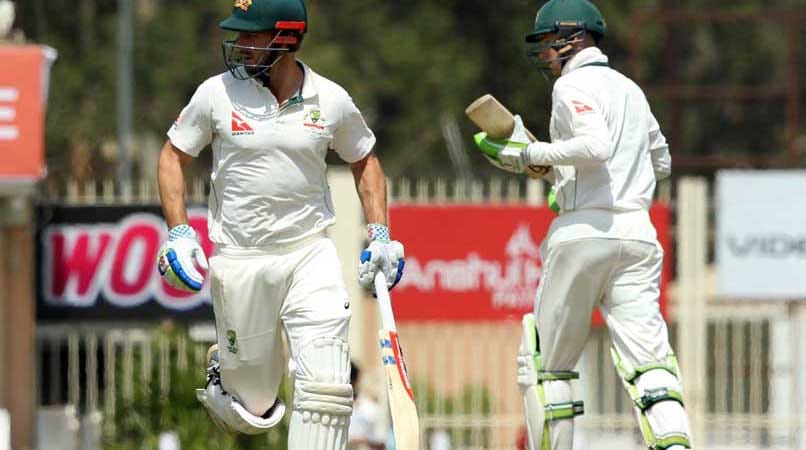 Shaun Marsh & Peter Handscomb manage to keep India away from the victory